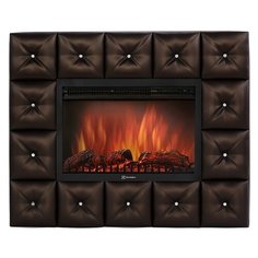 Электрический камин Electrolux Crystal 30 + EFP/P-3020LS темная кожа