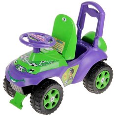 Каталка-толокар Doloni Автошка (013117) фиолетовый/зеленый