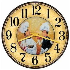 SvS Настенные часы SvS 3001097 Kitchen Два повара СВС