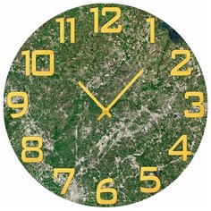 SvS Настенные часы SvS 4002806 Вид со спутника СВС