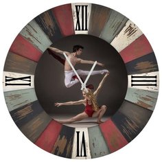 SvS Настенные часы SvS 3002217 Танцующие лофт СВС