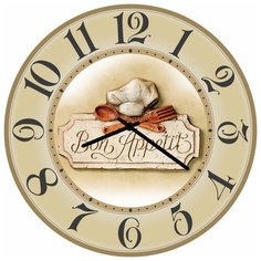 SvS Настенные часы SvS 3502709 Bon Appetit СВС