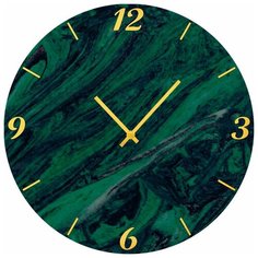 SvS Настенные часы SvS 4002875 Зеленые разводы СВС