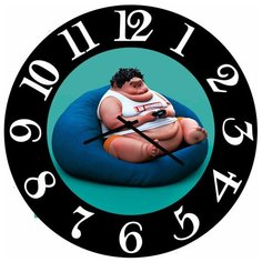 SvS Настенные часы SvS 3002594 Геймер толстяк СВС