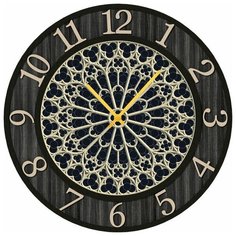 SvS Настенные часы SvS 3502896 Темный узор СВС