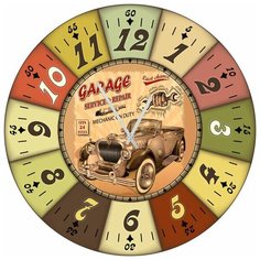 SvS Настенные часы SvS 3502386 Garage Service Repair СВС