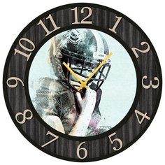 SvS Настенные часы SvS 3002192 Игрок в шлеме СВС
