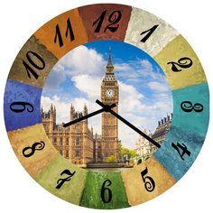 SvS Настенные часы SvS 3003044 Лондон СВС