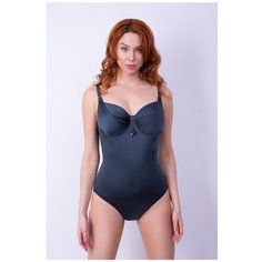 Слитный купальник MILAVITSA, размер85C, размер 106, графит