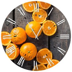 SvS Настенные часы SvS 3501663 Kitchen Апельсины СВС