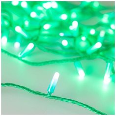 Светодиодная гирлянда ARD-STRING-CLASSIC-10000-GREEN-100LED-MILK-FLASH Green (230V, 7W) (Ardecoled, IP65) Arlight