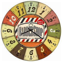 SvS Настенные часы SvS 3502396 Barbershop СВС