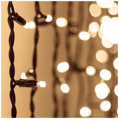 Светодиодная гирлянда ARD-CURTAIN-PRO-2000x3000-BLACK-760LED-STD WARM (230V, 70W) (Ardecoled, IP65) Arlight