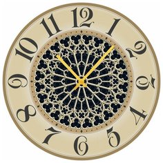 SvS Настенные часы SvS 3002899 Темный узор СВС