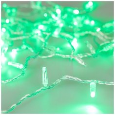 Светодиодная гирлянда ARD-STRING-CLASSIC-1000-CLEAR-100LED-PULSE Green (230V, 7W) (Ardecoled, IP65) Arlight
