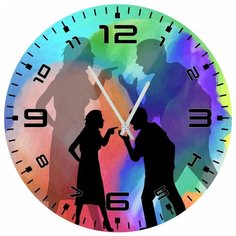 SvS Настенные часы SvS 3502429 Яркий диалог СВС