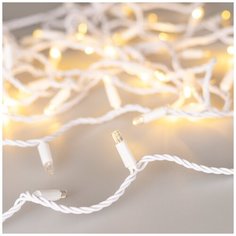 Светодиодная гирлянда ARD-STRING-CLASSIC-10000-WHITE-100LED-PULSE Warm (230V, 7W) (Ardecoled, IP65) Arlight
