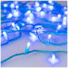 Светодиодная гирлянда ARD-STRING-CLASSIC-10000-BLUE-100LED-MILK-FLASH Blue (230V, 7W) (Ardecoled, IP65) Arlight