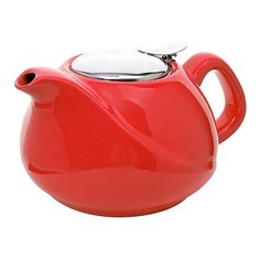 Заварочный чайник керамика 750мл красный Loraine 23057-5 KSMB-23057-5