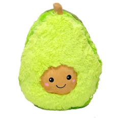 Мягкая игрушка для детей Авокадо мохнатый 25 см (Зеленый) BIG