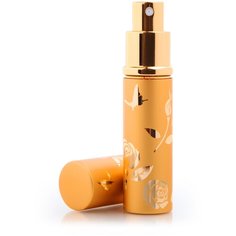 Атомайзер дорожный флакон картофан для духов и парфюма с распылителем (10 мл), золотистый