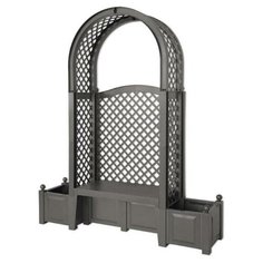 Садовая скамейка KHW "Амстердам", антрацит (2 коробки)