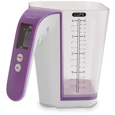 Весы кухонные электронные Galaxy GL 2805, максимальный вес 2кг, ЖК-дисплей, объем кувшина 1200 мл, цена деления 1г (8)