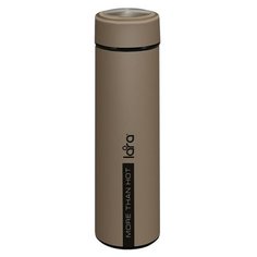 Термос LARA LR04-20 (бежевый) 420мл, soft touch, фильтр-ситечко для заваривания