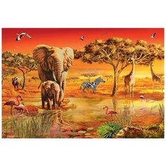 Алмазная мозаика Гранни «Африка. Травоядные» (полная выкладка, 68х100 см, квадратные стразы)