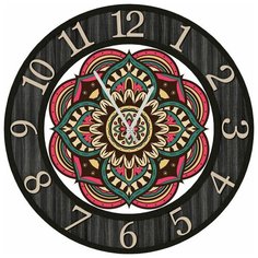 SvS Настенные часы SvS 3002893 Круговой узор СВС