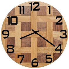 SvS Настенные часы SvS 3002997 Паркет СВС