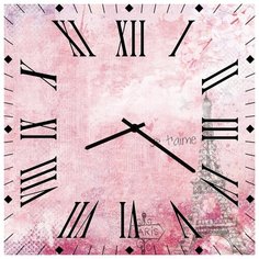 SvS Настенные часы SvS 3002260 Розовый Париж СВС