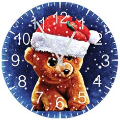 SvS Настенные часы SvS 4001141 Kids Новогодний мишка СВС