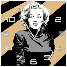 SvS Настенные часы SvS 3002464 Строгий стиль Мерилин СВС