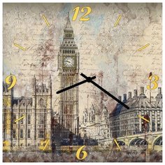 SvS Настенные часы SvS 3502265 Лондон винтаж СВС