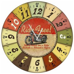 SvS Настенные часы SvS 4002391 Ride Free СВС