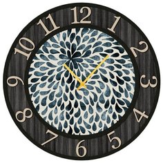 SvS Настенные часы SvS 3002187 Капельная абстракция СВС