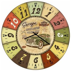 SvS Настенные часы SvS 3502395 Garage Service Repair СВС