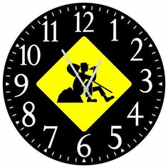 SvS Настенные часы SvS 4002734 Рабочий на отдыхе СВС