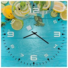 SvS Настенные часы SvS 3501668 Kitchen Напиток из цитрусовых СВС