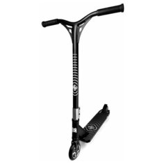 Самокат MegaCity Spector трюковой, черно-серебристый