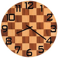 SvS Настенные часы SvS 3002969 Шахматная доска СВС