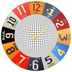 SvS Настенные часы SvS 3002937 Сфера СВС