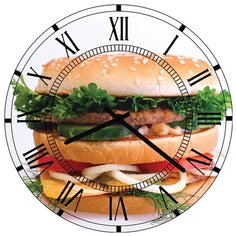 SvS Настенные часы SvS 3501278 Kitchen Бургер СВС