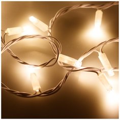 Светодиодная гирлянда ARD-STRING-CLASSIC-10000-WHITE-100LED-FLASH WARM (230V, 7W) (Ardecoled, IP65) Arlight