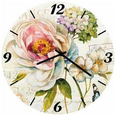 SvS Настенные часы SvS 4002844 Цветы Франция СВС