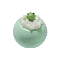 Bomb Cosmetics / Бомбочка для ванны / С игрушкой / "Не легко быть зеленым", 160г