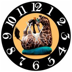 SvS Настенные часы SvS 4002589 Смешной жираф СВС