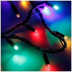 Светодиодная гирлянда ARD-STRING-PRO-10000-BLACK-100LED-LIVE RGB (230V, 7W) (Ardecoled, IP65) Arlight