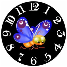 SvS Настенные часы SvS 3502647 Ползущая стрекоза СВС